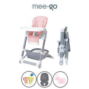[mee-go] 미고 펀트 하이체어 식탁의자 - 핑크 색상선택 [선물3종] 